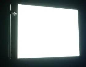 321wasay A4 Ultra-thin Portable Led Tracing Light Box Dimmable Tracer Pad Board White