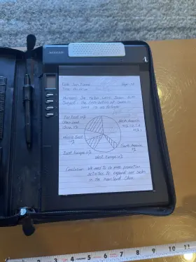 1330308 Acecad Digimemo 692 Digital Notepad Write On Paper Organize In Zip Case As Is 1330308 Acecad Digimemo 692 Digital Notepad Write On Paper Organize In Zip Case As Is