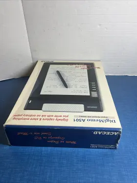 A501 Acecad Digimemo Digital Notepad With Memory And Pen Manual Software #3
