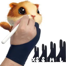 Akx Ak-02 Artist Glove Palm Rejection Drawing For Graphic Tablet Ipad - Smudge