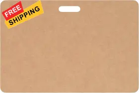 4336950395 Alvin Masonite Board With Cutout Handle 24 Inch X W 36 H White
