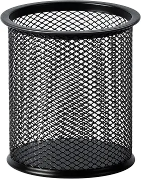 Amzme013  Amazon Basics Wire Mesh Pen Cup Black