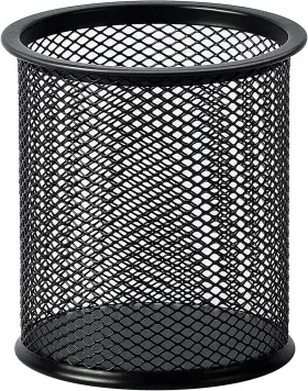 Amazon Basics 445021573561 Wire Mesh Pen Cup Black