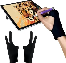 Ambervec Inc. 313026194166 Drawing Glove Right Left Hand Palm Rejection Digital Art For Tablet Ipad