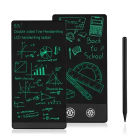 A00009 Amoretti Sonnet Mini Lcd Writing Tablet 6.5in Double Display Erasable Reusable Electronic Dr