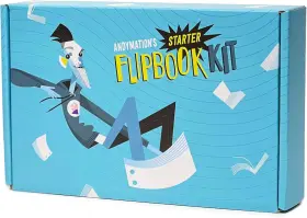 Andymation 726084463028 Official Andymations Flipbook Starter Kit For Kids And Adults With Led Light Pad