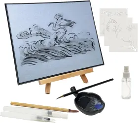 Wtbd-l001-bdbd Aovoa Zen Meditation Water Drawing Board Art Set Painting With For L Wtbd-l001-bdbd Aovoa Zen Meditation Water Drawing Board Art Set Painting With For L