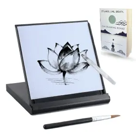 Aovoa Wtbd-m001-mnbd Mini Water Drawing Board With And Breathing Guide Small Black