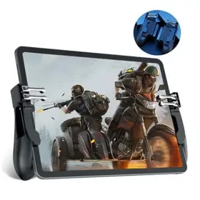 Aovoh7r Aovon Pubg Controller For Ipad 4 Triggers 6 Finger Operation Sensitive Shoot Beige
