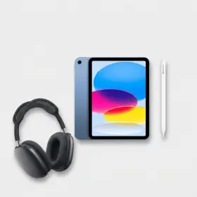 Apple Md4a4ll/a Ipad 11-inch 128gb Blue With Pencil Pro And Airpods Max 2 Midnight