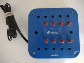 Av-8v Avantage 8 Position Headphone Jackbox With Separate Volume Controls