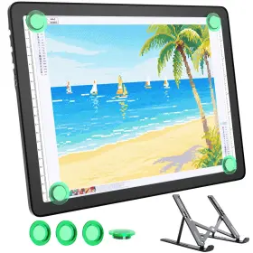 Bawaslom A4d60 Rechargeable A4 Light Box For Tracing Led Pad With Adjustable Sta