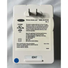 Px-441 Belkin Wireless Modem Jack Model Rev 4 Phone Delivery System Base Unit #3 Px-441 Belkin Wireless Modem Jack Model Rev 4 Phone Delivery System Base Unit #3