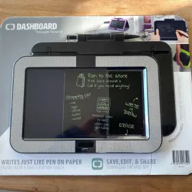 Boogie Board 819459013512 Dashboard Tablet Hardcover Shell Ewriter Silver Sealed New