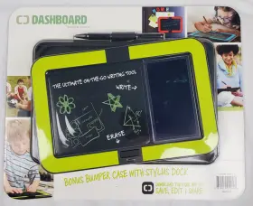 Db1072024 Boogie Board Dashboard By Bonus Bumper Case Stylus Dock Lcd Writing Pad Usa New