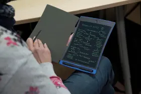J302f72011 Boogie Board Jot Reusable Writing Tablet For Adults - 8.5 Inch Digital Notebook With Blue #2