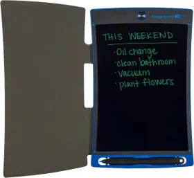 J302f72011 Boogie Board Jot Reusable Writing Tablet For Adults - 8.5 Inch Digital Notebook With Blue