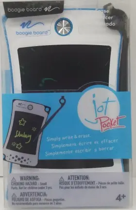 Jf0220002 Boogie Board Jot Pocket Reusable Lcd Writing Tablet With 4.5 Inch Screen Blue