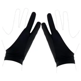 7.09x2.76in Boxob I07188 Two-finger Artist Glove For Ipad And Drawing Tablet Art Gloves