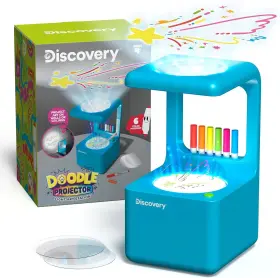 1017873 Brand Discovery Kids Doodle Projector Light Art Station Includes 6 Dry-erase 1017873 Brand Discovery Kids Doodle Projector Light Art Station Includes 6 Dry-erase