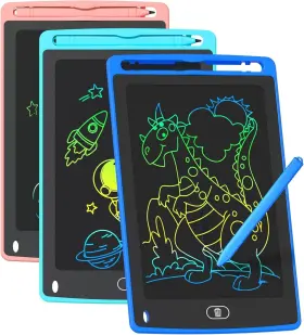 Rle-eg8-gegn6 Branded 3 Pack Lcd Writing Tablet For Kids 8.5 Inch Colorful Doodle Board Drawing Table #2