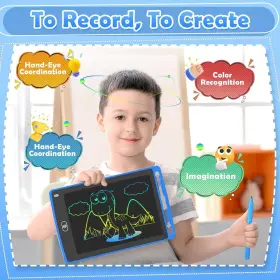 Rle-eg8-gegn6 Branded 3 Pack Lcd Writing Tablet For Kids 8.5 Inch Colorful Doodle Board Drawing Table #3