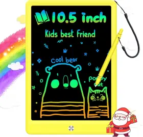 Bukebu 744110988819 Lcd Writing Tablet Doodle Board 10.5 Inch Colorful Drawing Pad Electronic Drawin