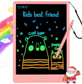 Bukebu 763971490057 Lcd Writing Tablet Doodle Board 10.5 Inch Colorful Drawing Pad Electronic Dra