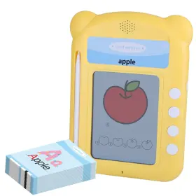 Gpct4189 Edge Collections New Toddler Lcd Writing Tablet With 50 Double-sided Cards Talking Flash