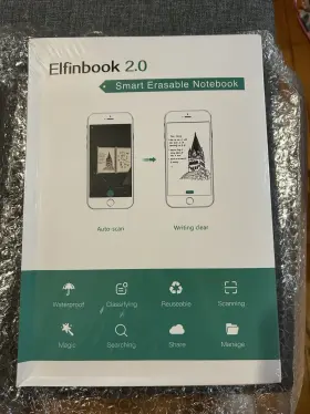 Elfinbook 971036300041 2.0 Smart Erasable Notebook Reusable Digital Note Taking Sealed Elfinbook 971036300041 2.0 Smart Erasable Notebook Reusable Digital Note Taking Sealed