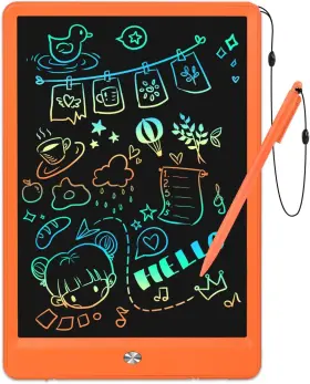 Lwt92 Eoocoo Toys For Ages 3-7 Drawing Pad Kids 10 Inch Lcd Orange