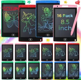 Epakh 445039426491 16 Pcs Lcd Writing Tablet For Kids - 8.5 Inch Reusable Board Drawi Epakh 445039426491 16 Pcs Lcd Writing Tablet For Kids - 8.5 Inch Reusable Board Drawi