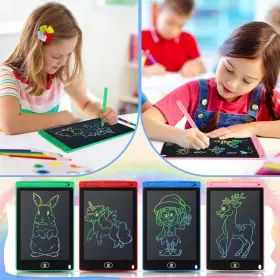 Epakh 744759647948 16 Pieces Lcd Writing Tablet Doodle Pad For Kids 8.5 Inch Drawing Board Colo #3