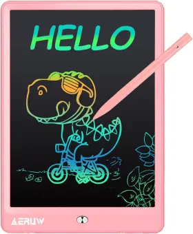 Red-10 Eruw Lcd Writing Tablet For Kids 10 Inch Colorful Electronic Doodle Board Education