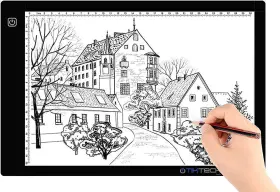 Estink Estink4r95skxqeg1028-11 Led Flip Book Kit Hand Drawing Board Ultra Thin A6 Children Usb