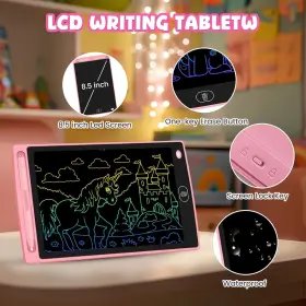 Rx12508 Frelswon 3 Pack Lcd Writing Tablet For Kids - Erasable And Pink Blue Green #3
