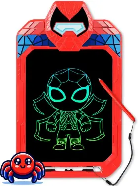 Ta07-a Fullware Lcd Writing Tablet For Kids 10 Inch Spider Hero Toddler 8 W X 12.7 H Red