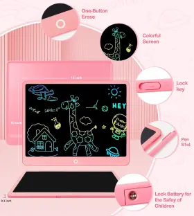 Fxi 705353853890 Lcd Writing Tablet Doodle Board 16inch Colorful Drawing Pad Kid #3