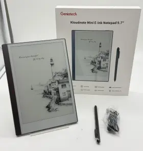 B0f99mjx1b Geniatech Kloudnote Mini 9.7 Inch E-ink Notepad With Extra Digital Pen