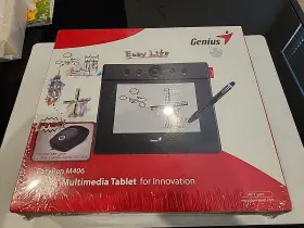 M406 Genius Easypen 4 Inch X 6 Active Area Usb Multimedia Tablet With Cordless Pen