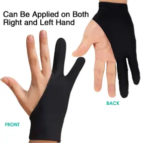Gz-5two-fingergloves Gzingen 5 Pieces Artist Glove For Drawing Tablet Two-finger Gloves #2