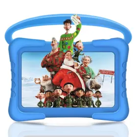 Hdj 715748388241 7 Inch Android 12.0 Tablets For Kids 32gb Memory Tablet With Shockproof Case Blue
