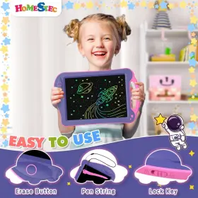 Ab0811 Homestec Astrodraw Drawing Pad Toys Colorful Lcd Writing Tablet For Kids Doodle Boar #2