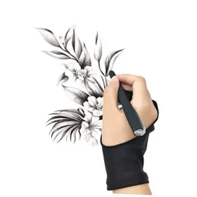 8541661653 Honbay 2pcs Unisex Black Tablet Drawing Glove Artist For Light Box