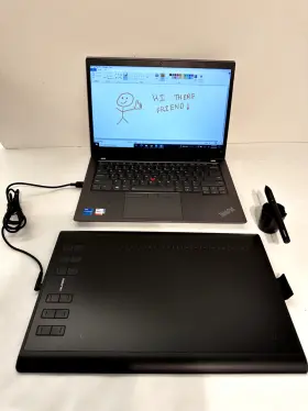 1060plus Huion Graphics Tablet Huoin New With Stylus Holder Glove And Cables 1060plus Huion Graphics Tablet Huoin New With Stylus Holder Glove And Cables