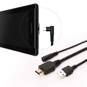 133cable Huion 3-in-1 Cable For Kamvas Pro 16 13 Gt-133 And 12 Gt-116 Graphics #2