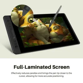 Huion 677306933204 Kamvas Pro 13 Graphics Drawing Monitor With Stand Full-laminated Anti- #3 Huion 677306933204 Kamvas Pro 13 Graphics Drawing Monitor With Stand Full-laminated Anti- #3