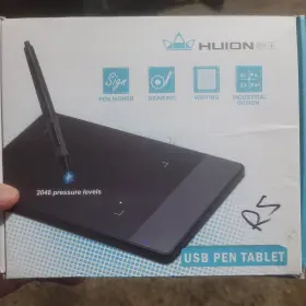 Huion 930444800178 Usb Game And Graphic Design Drawing Tablet With Pen - Can Also Serve As Signature Tab