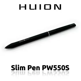 Pw550s Huion 930444802899 Battery-free Slim Pen 9.5mm Diameter