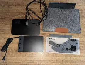 Huion A8t01sh11897 Graphic Tablet With Glove Case Cable And Pad Inch Untested Parts Only